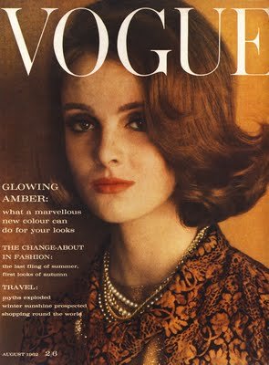 Grace Coddington na okładce Vogue