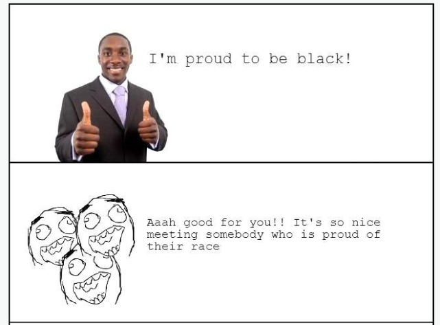 "Jestem dumny, że jestem czarny"