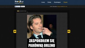 Zrzut ekranu strony kwejk.pl