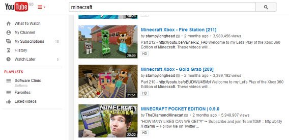 Kanały na YouTubie poświęcone Minecraftowi często mają miliony widzów