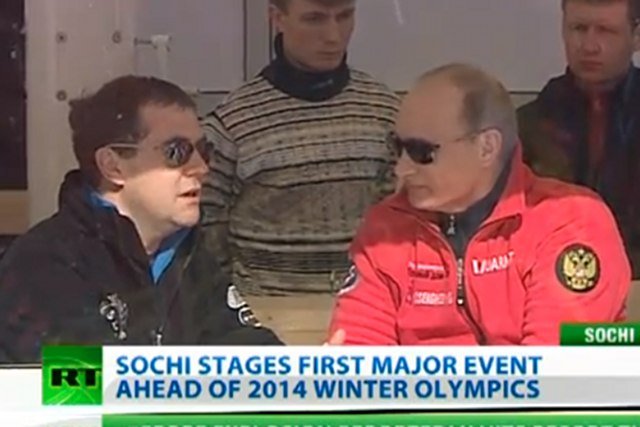 Premier Dmitrij Miedwiediew i prezydent Władimir Putin już przygotowują się do igrzysk w Soczi