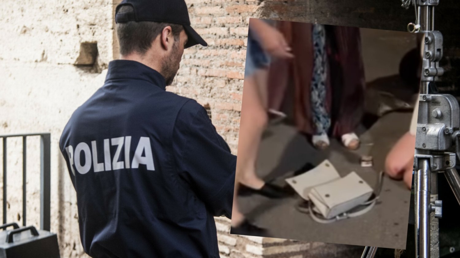 Polka została napadnięta w Rzymie. Jest nagranie po ataku. Polka została napadnięta w Rzymie. Jest nagranie po ataku.