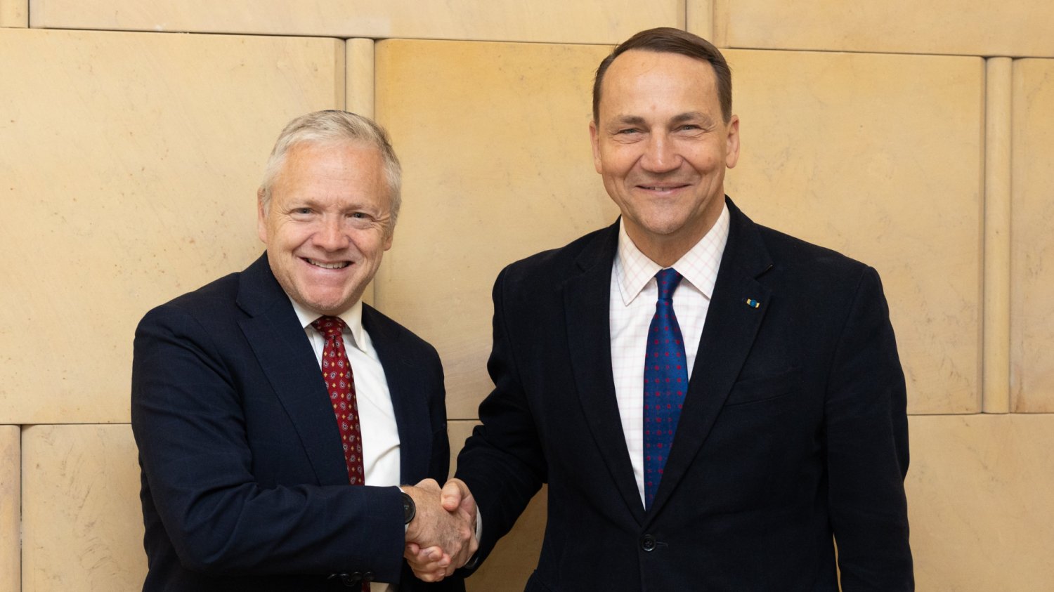 Tom Rose i Radosław Sikorski