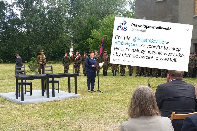Beata Szydło postanowiła zbić kapitał polityczny przy okazji rocznicy pierwszego transportu więźniów do obozu w Oświęcimiu.