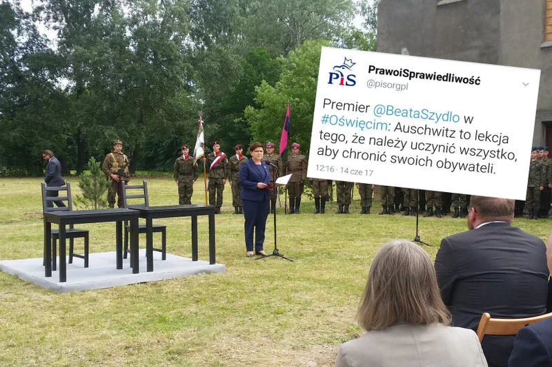 Beata Szydło postanowiła zbić kapitał polityczny przy okazji rocznicy pierwszego transportu więźniów do obozu w Oświęcimiu.
