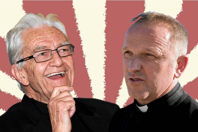 ks. Adam Boniecki i ks. Wojciech Lemański