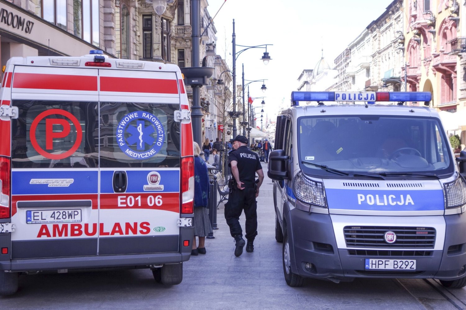 Policja w Łodzi. Zdjęcie ilustracyjne.