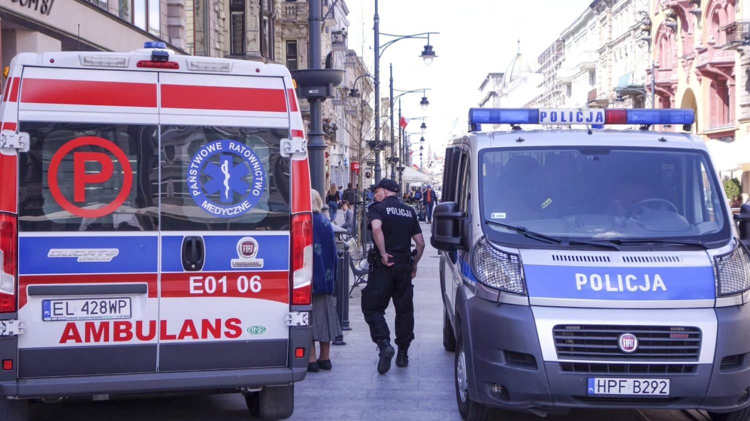 Policja w Łodzi. Zdjęcie ilustracyjne.
