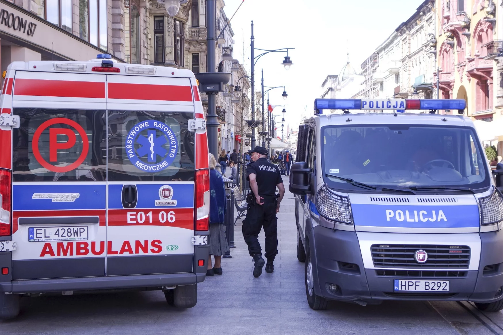 Policja w Łodzi. Zdjęcie ilustracyjne.