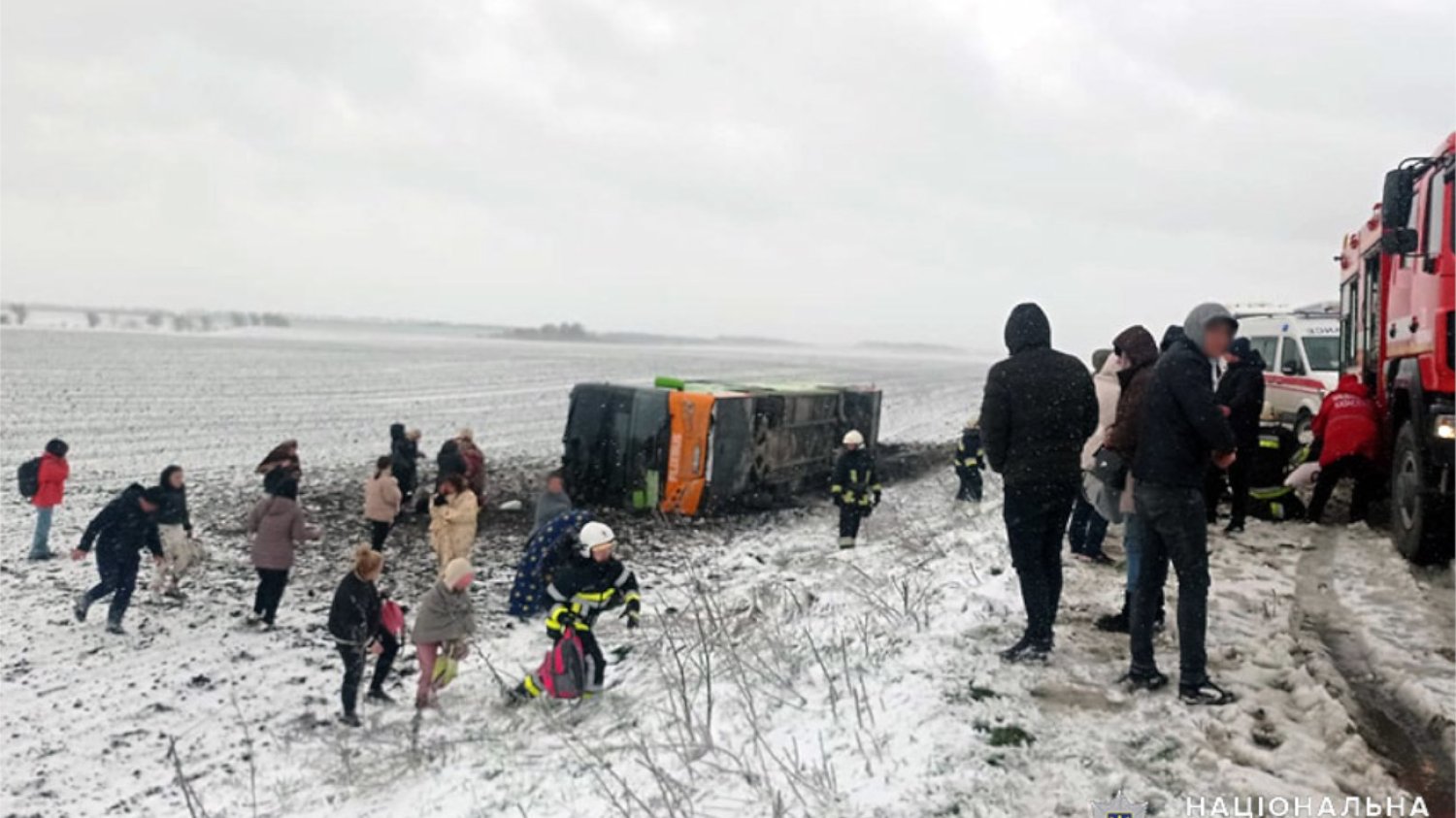 Wypadek autokaru relacji Warszawa – Odessa. Podróżowało nim 25 osób