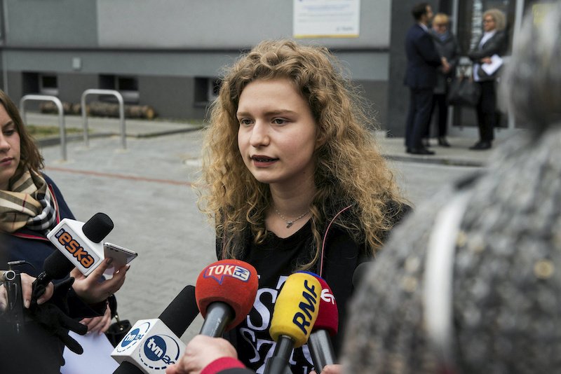 Zuza Karcz, licealistka z Sosnowca, jest jedną z inicjatorek akcji Fala Sprzeciwu wobec projektu totalnego zakazu przerywania niechcianej ciąży.