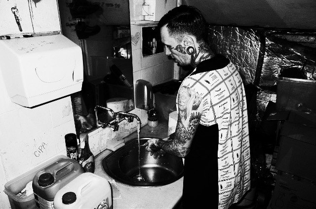 Fragment sesji zdjęciowej nowej marki Arkadiusa.