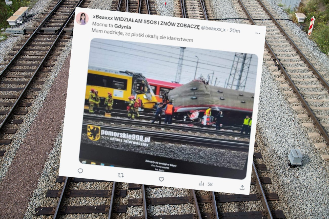 Gdynia. Czołowe zderzenie dwóch pociągów