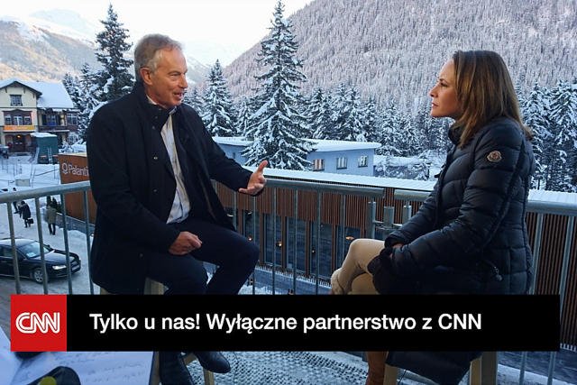 Tony Blair i Nina dos Santos