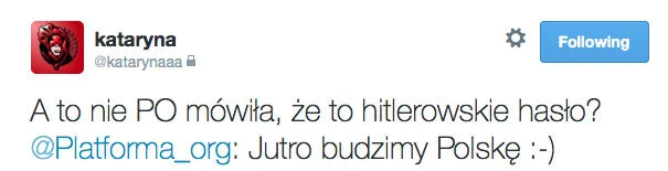 Blogerka Kataryna o akcji PO.