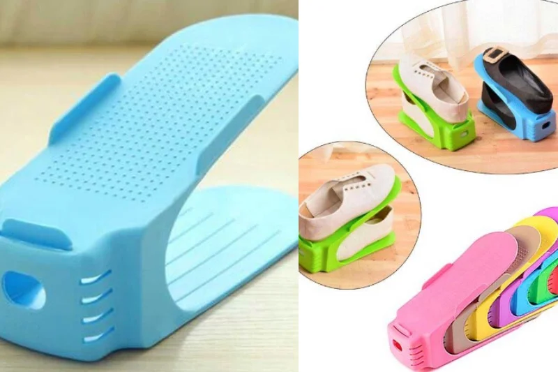 Stojaczki na buty sprawdzą się w niemal każdym mieszkaniu. Cena: ok. 66.50 (zestaw 8 sztuk)