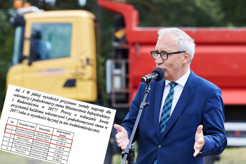 Kazimierz Smoliński (na zdjeciu) oraz Tomasz Żuchowski zostali dziś odwołani przez premiera w ramach odchudzania ministerialnych gabinetów. Nagrody jednak zdążyli odebrać.