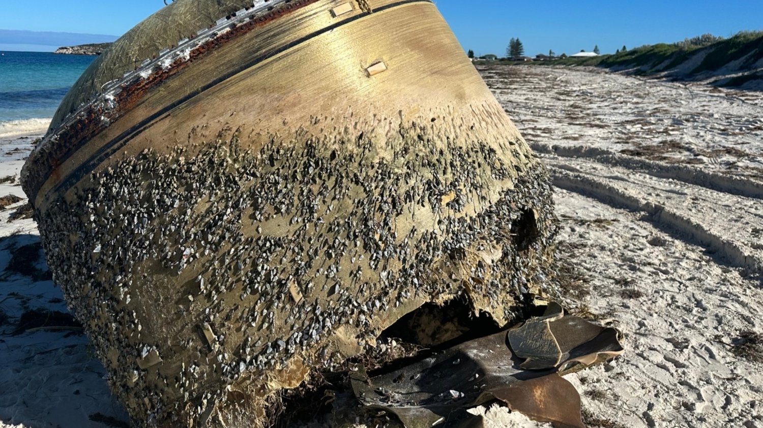 Obiekt na plaży w Australii okazał się być rakietą.