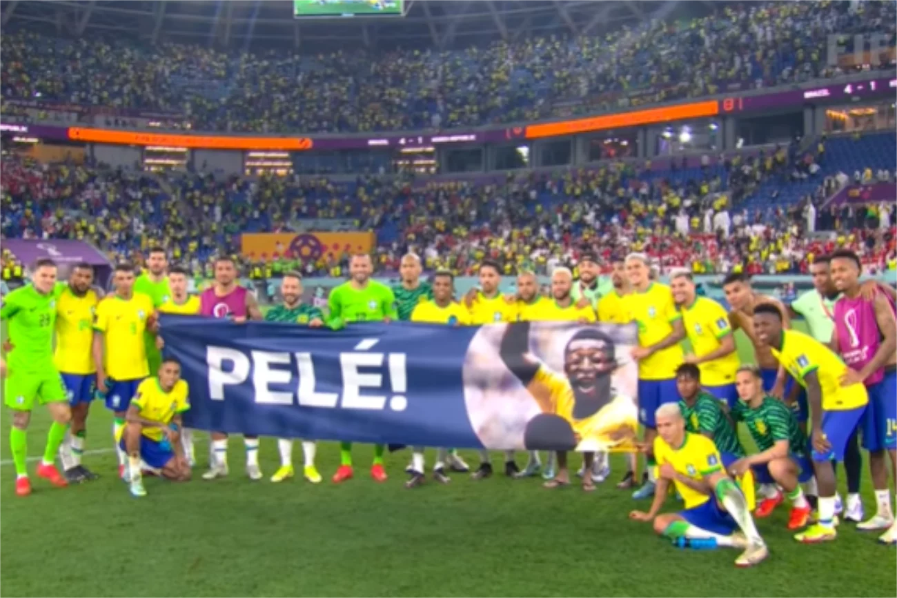Brazylijczycy po meczu z Koreą Południową oddali hołd legendzie swojego kraju. Pelé przebywa w szpitalu w poważnym stanie