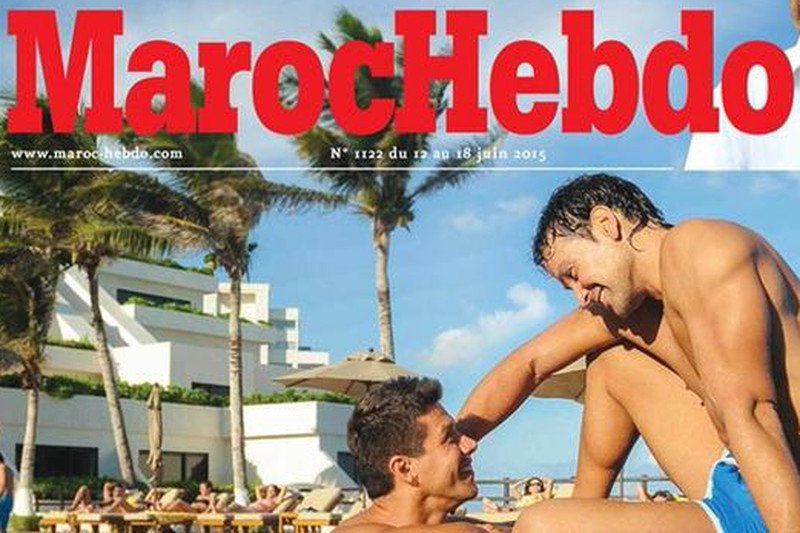 Na okładce ostatniego numeru "Maroc Hebdo" znalazło się m.in. pytanie "Czy gejów należy palić?".