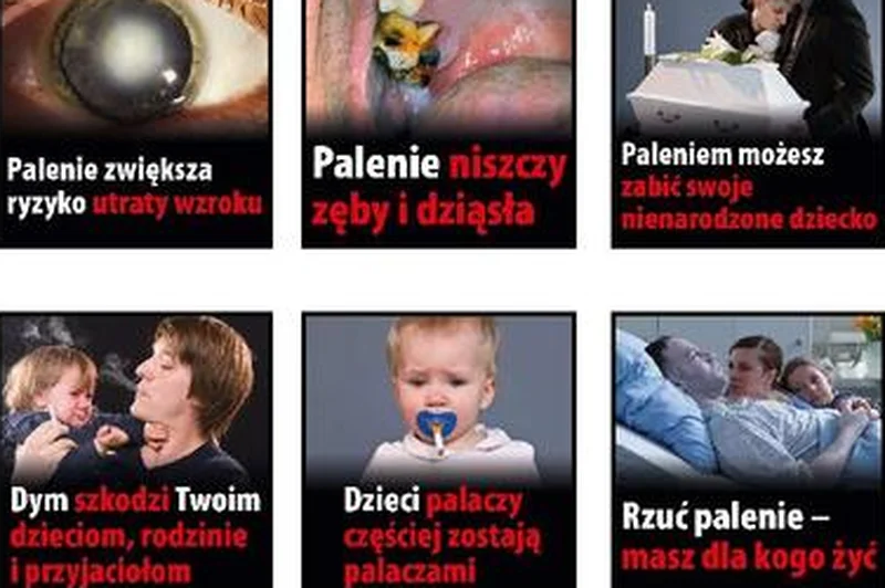 Zdjęcia, które w zamyśle Komisji Europejskiej, mają podziałać na wyobraźnię palaczy.