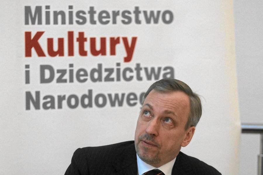 Bogdan Zdrojewski, minister kultury i dziedzictwa narodowego z Platformy Obywatelskiej. Z wykształcenia filozof i kulturoznawca