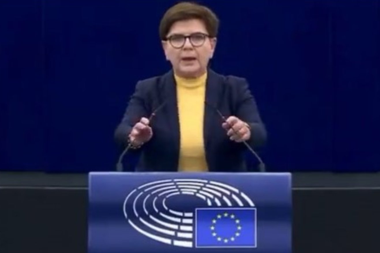 Beata Szydło w PE.