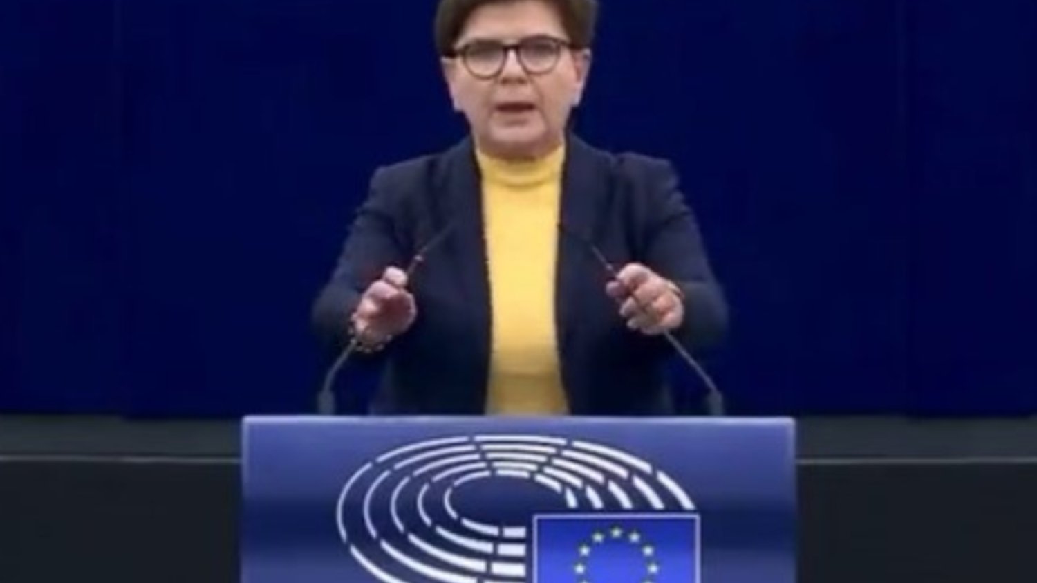 Beata Szydło w PE.