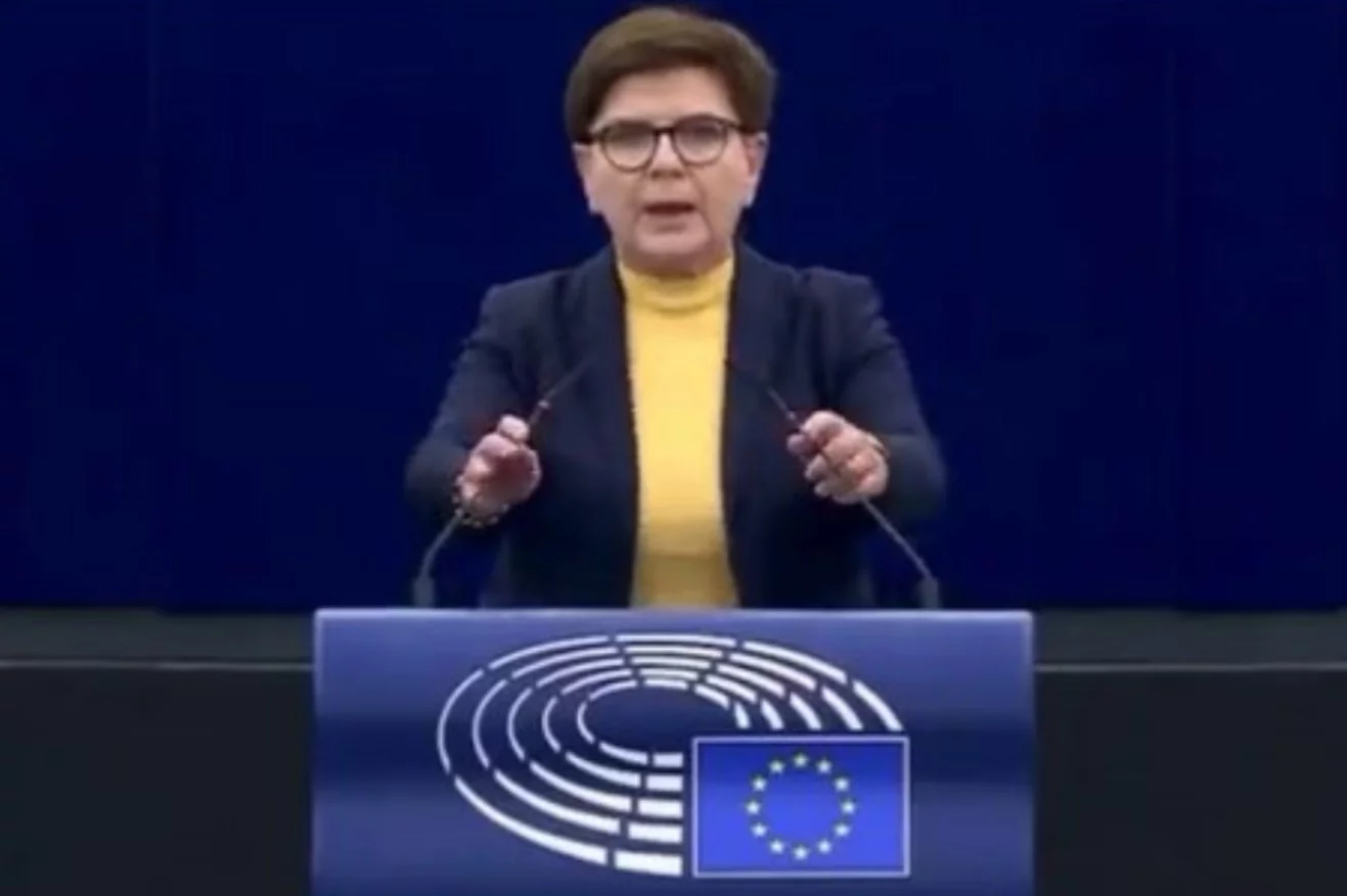 Beata Szydło w PE.