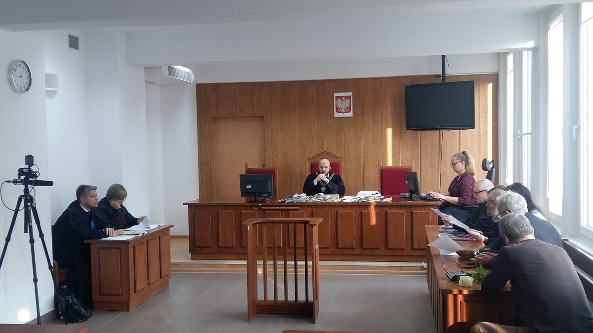 Rozprawa o naruszenie miru domowego Marszałka Kuchcińskiego 13.10.2017