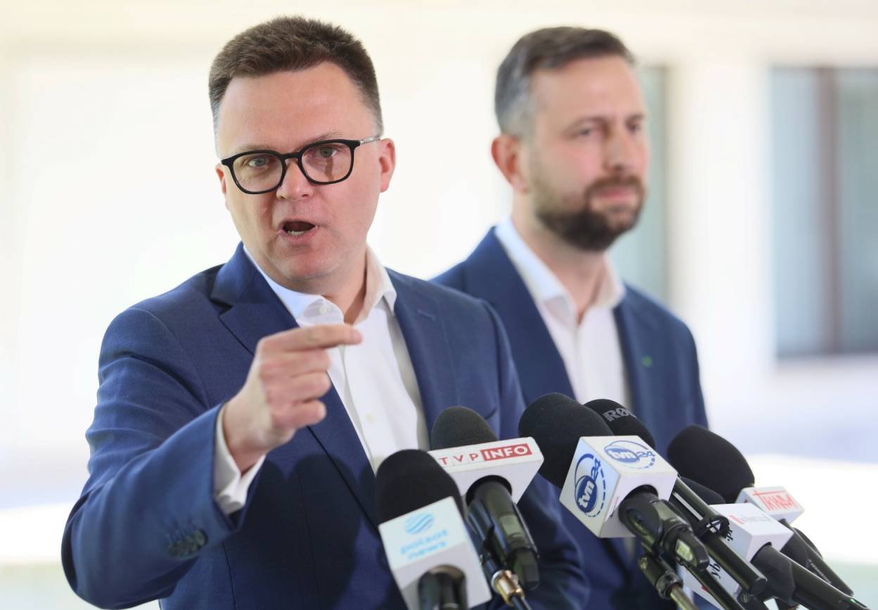 Poseł PiS Radosław Fogiel broni Szymona Hołowni. "Tusk zrobił ich w konia"