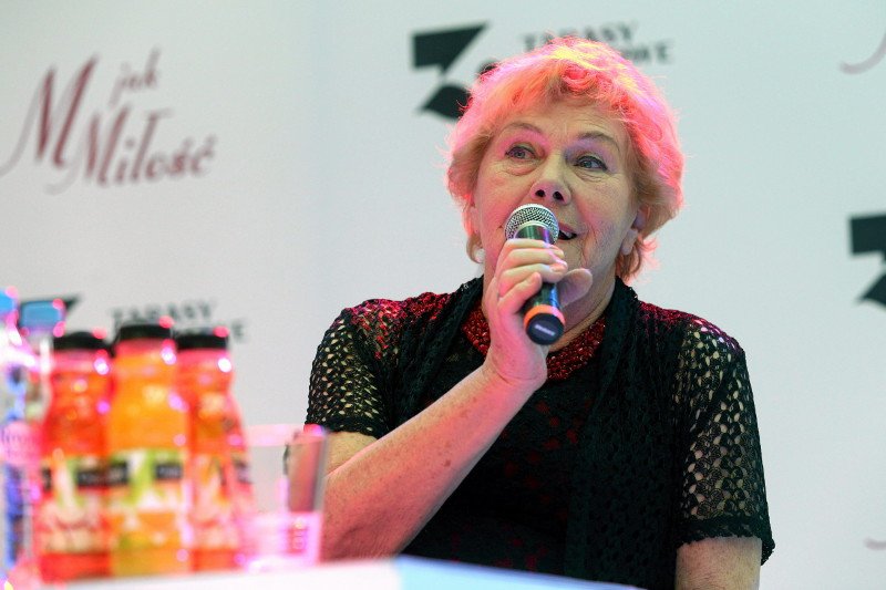 Teresa Lipowska po wywrotce szybko się pozbierała.