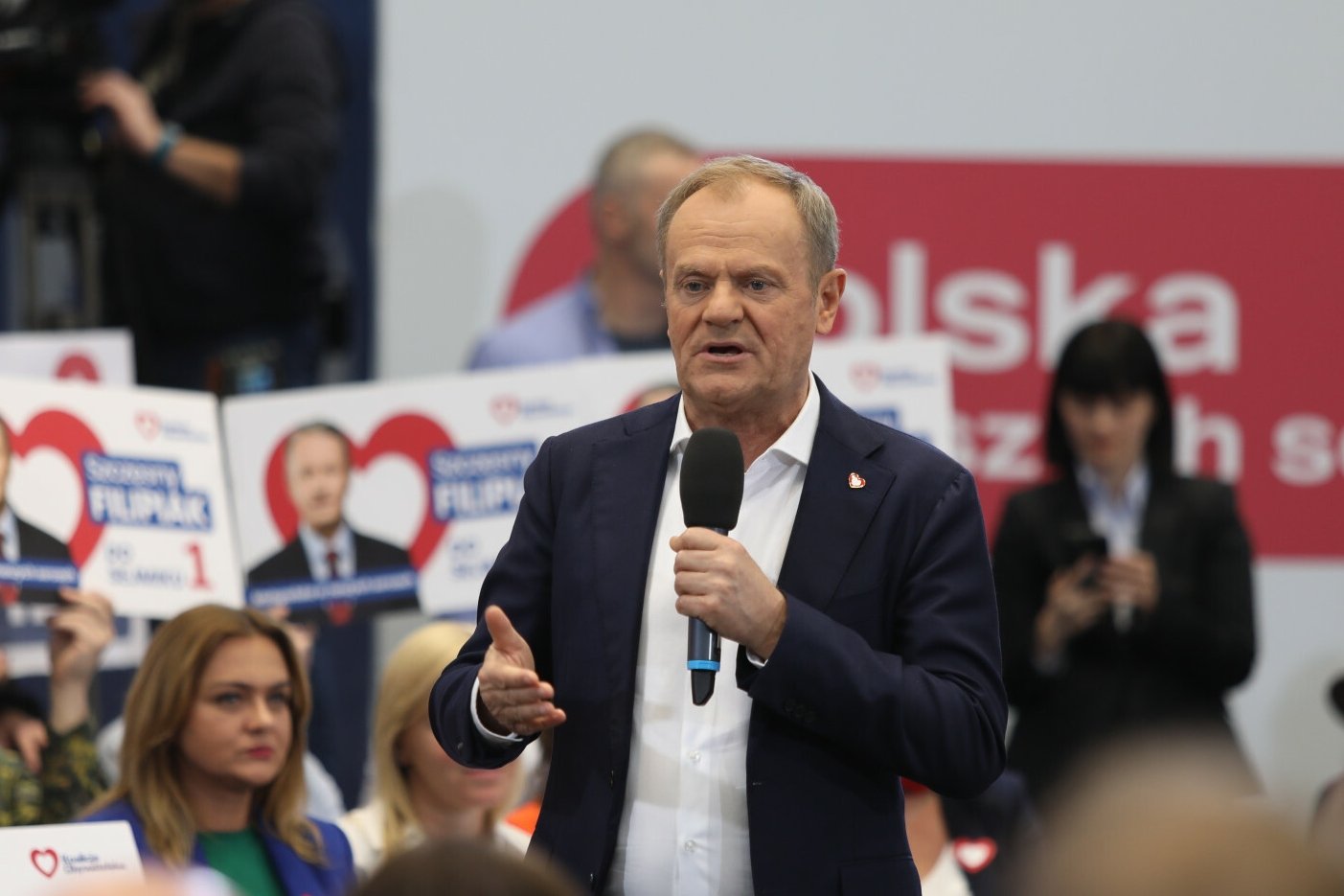 Donald Tusk w Krakowie. Zmiażdżył rolnika argumentacją.