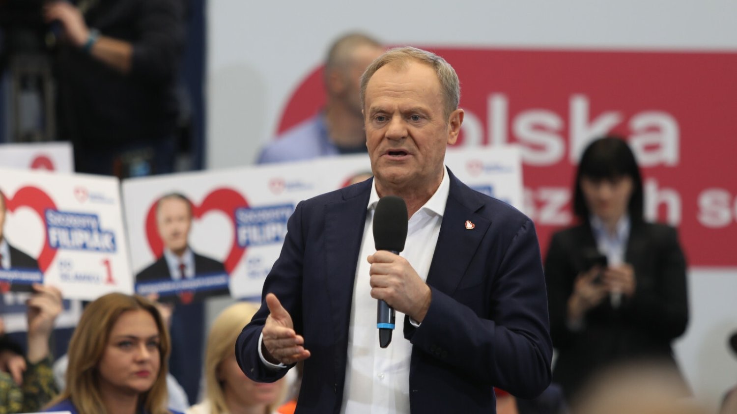 Donald Tusk w Krakowie. Zmiażdżył rolnika argumentacją.