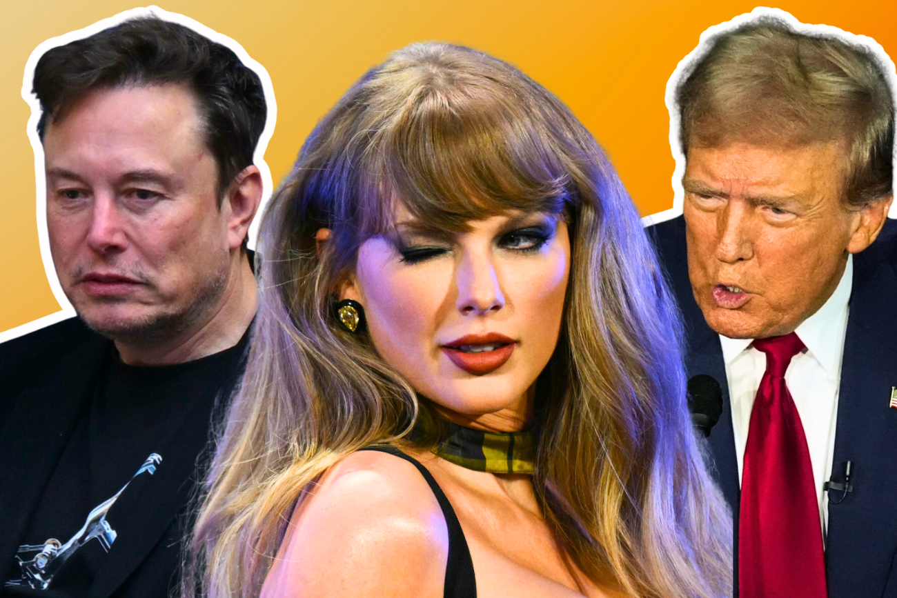 Elon Musk, Taylor Swift, Donald Trump
