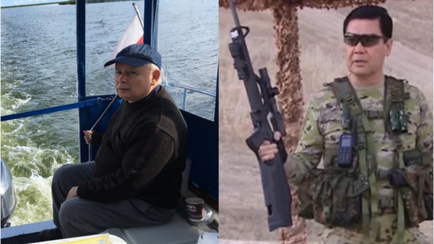 Politycy na całym świecie walczą, strzelają, pływają, trenują. Prezes Jarosław Kaczyński natomiast łowi ryby pod Szczecinem.