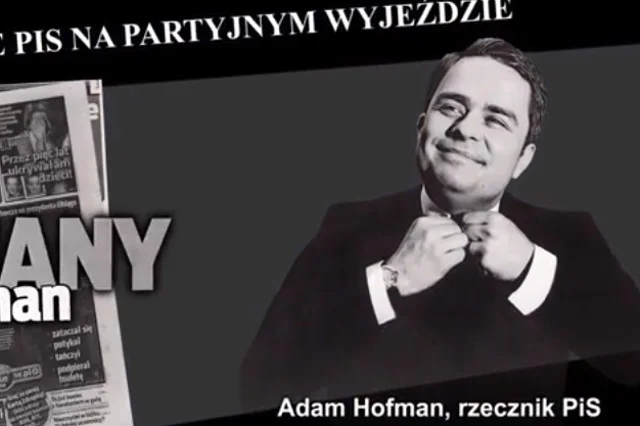 Bohaterem spotu jest m.in. Adam Hofman