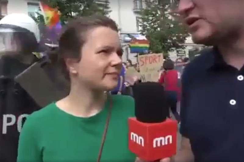 Wywiad dla Mediów Narodowych z Marszu Równości stał się hitem.