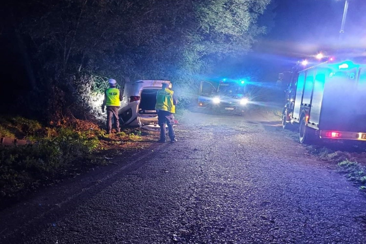 Wypadek i egzekucja pod Łodzią. Poruszające słowa partnerki zabitego Adama G. Policja
