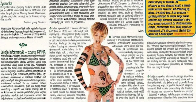 Dziewczyna w bieliźnie. W sumie jedno z łagodniejszych zdjęć, które można było zobaczyć w "Clicku!". Przejrzeliśmy wszystkie.