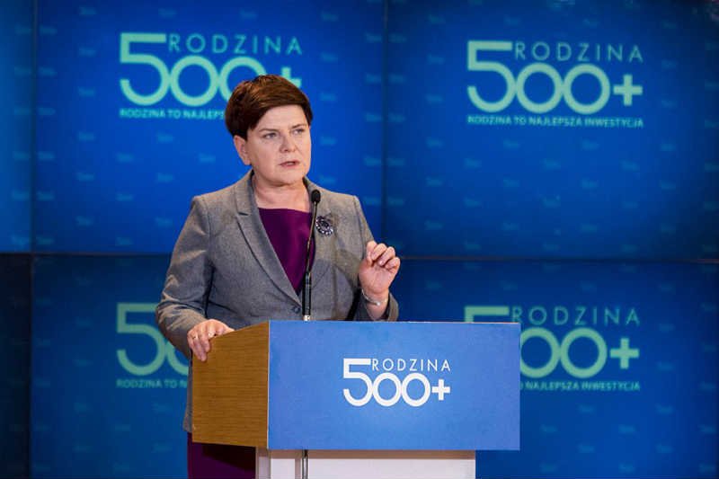 Beata Szydło nie policzyła programu 500+?