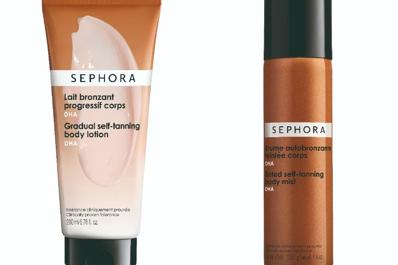 Nowe produkty do samoopalania dostępne w Sephorze to koszt rzędu 50 (mgiełka) i 56 zł (mleczko)
