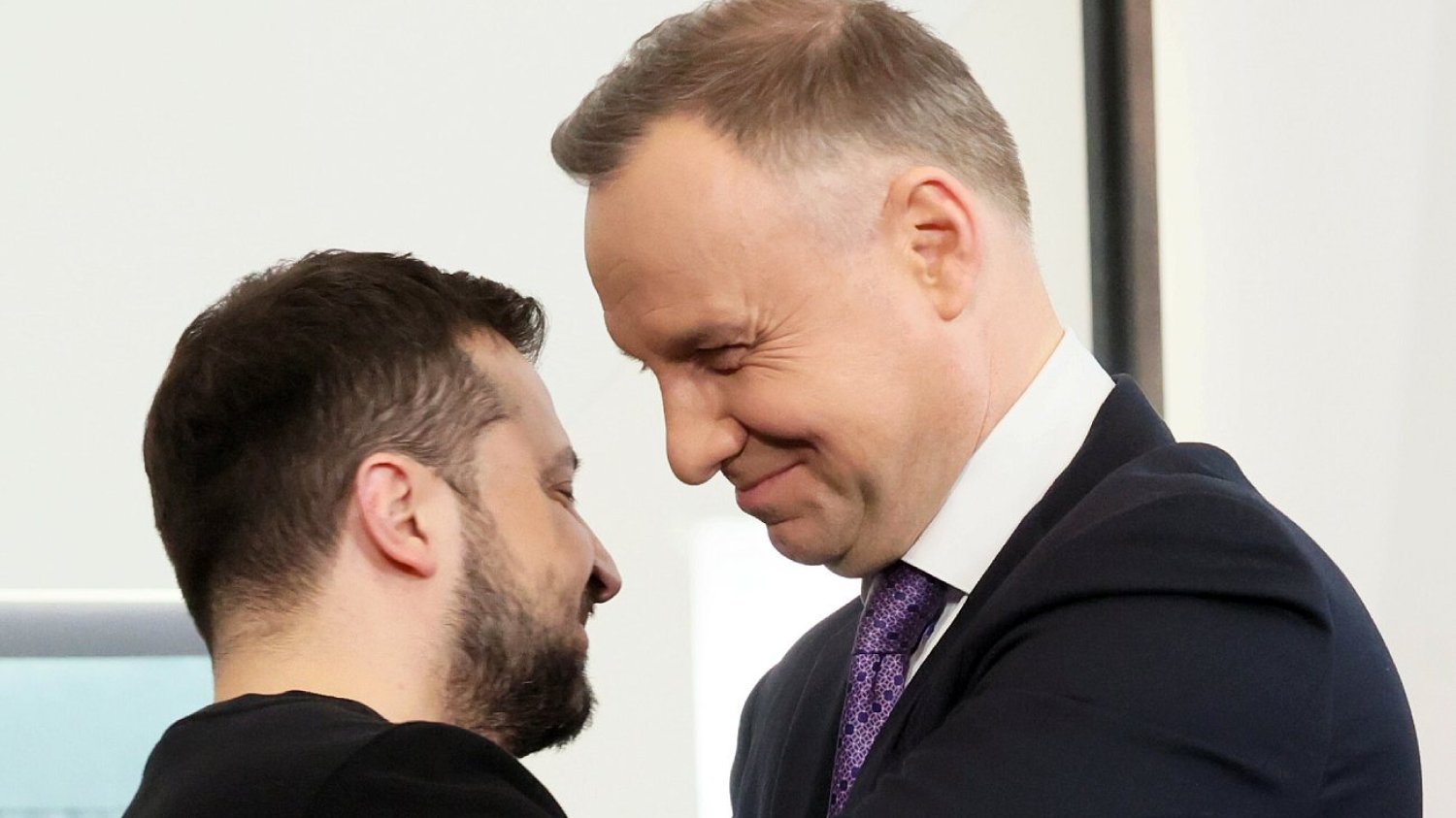 Wołodymyr Zełenski i Andrzej Duda.