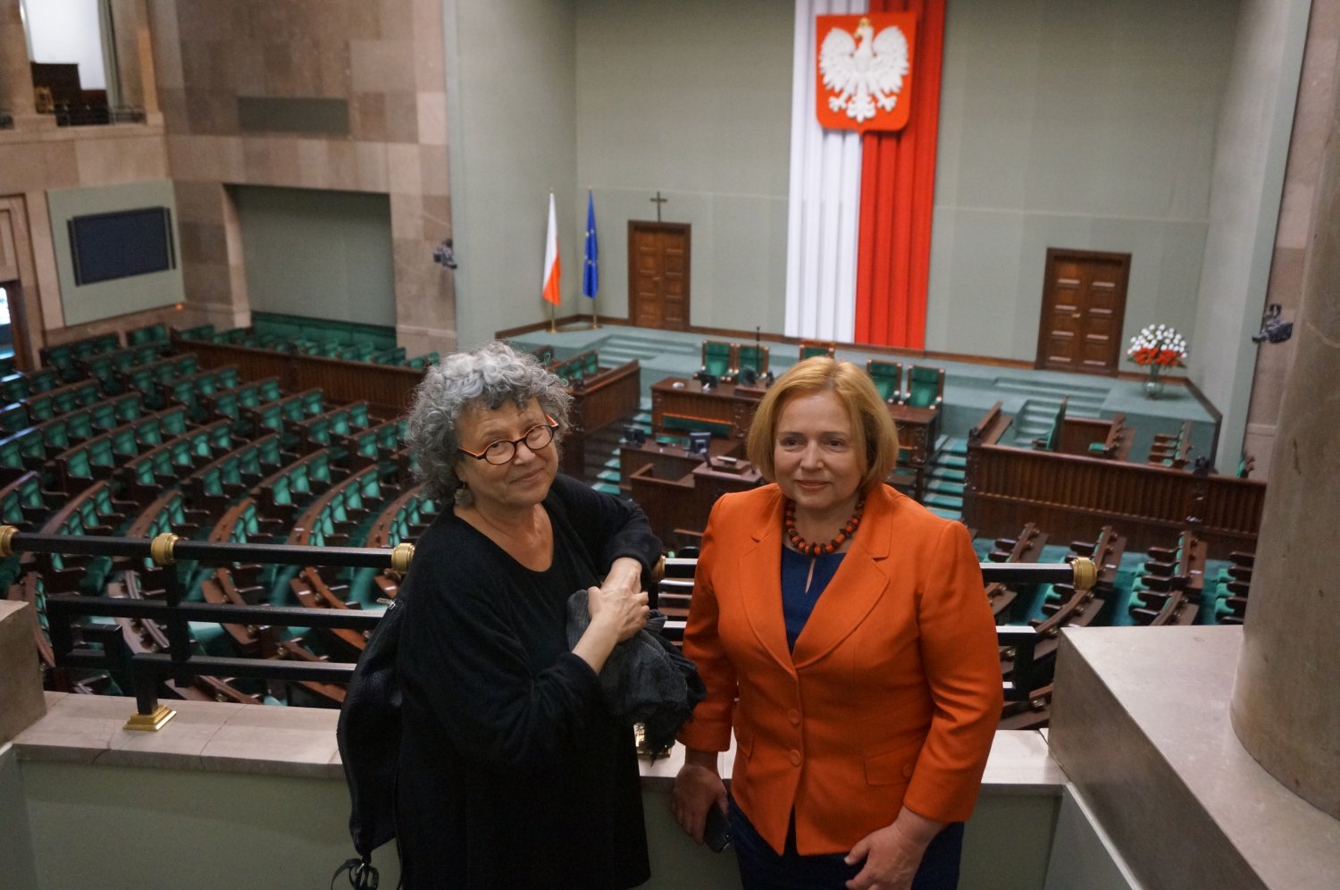 ANN SNITOW W POLSKIM SEJMIE, 2015