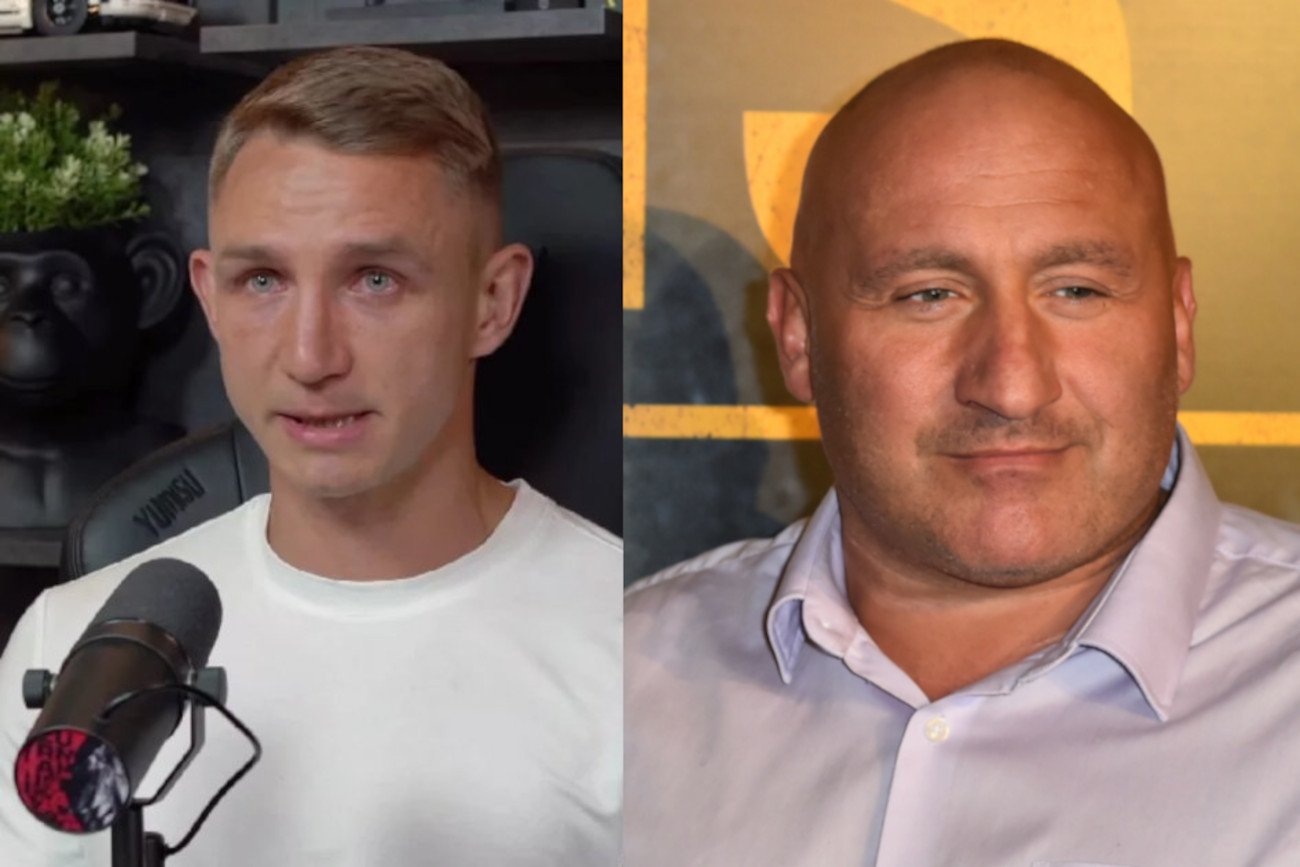 Marcin Najman uderza w Jakuba Rzeźniczaka.