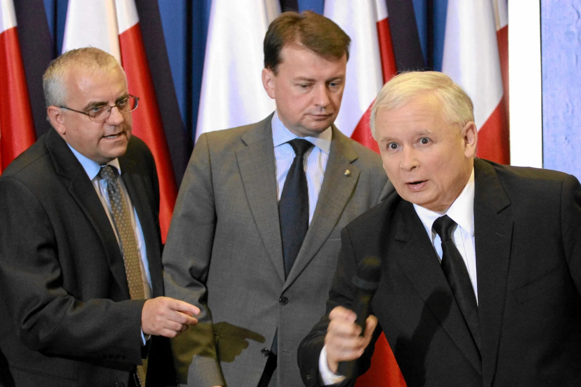 Adam Lipiński, Mariusz Błaszczak, Jarosław Kaczyński