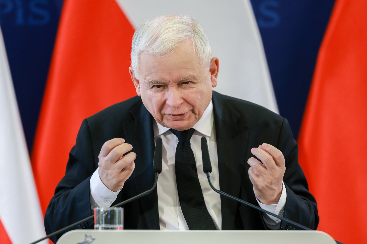 Prezes PiS Jarosław Kaczyński