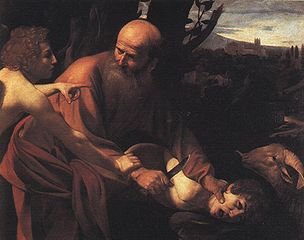 Caravaggio – ""Poświęcenie Izaaka"
