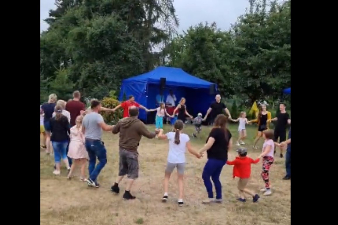 Kadr z filmiku, który opublikował Sebastian Kaleta