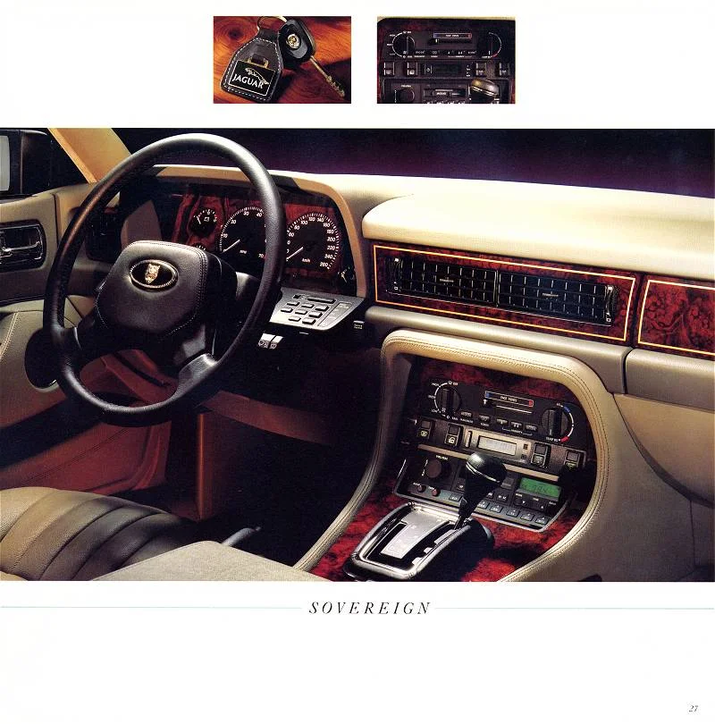 Jaguar XJ40 - wnętrze